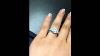 Beautiful Moissanite Ring 9ct White Gold Lady Lynsey Charles & Colvard, 1.20ct